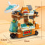 DIY Architecture Ice Cream Car Store Street View Food Building Blocks Kit Girls Bricks Classic Movie Model Toys