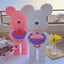 48Cm Flower Violent Bear Huge Building Block Children'S Toys with Small Particles Bricks 3D Model Children'S Adult Gift