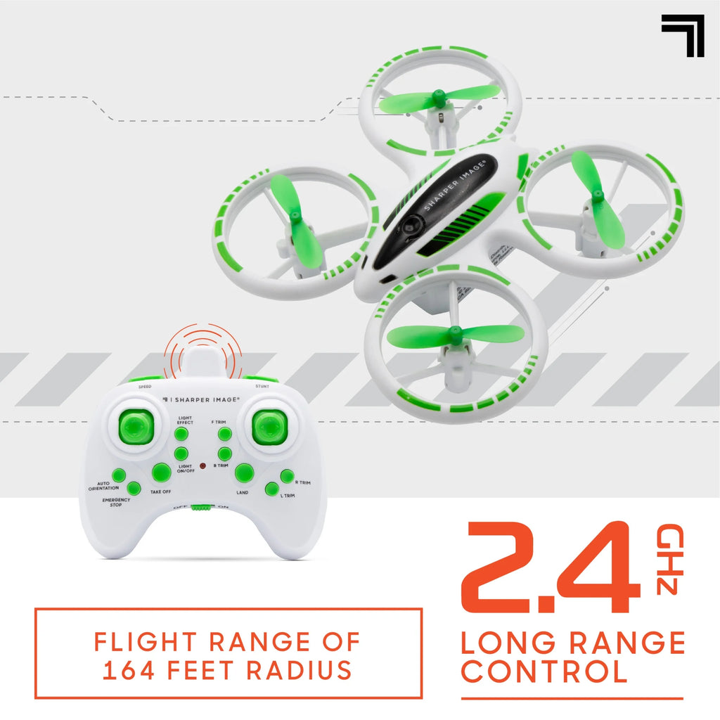 RC Stunt Drone for Kids, 2.4Ghz Remote Control, LED Lights, Assisted Landing, Mini Quadcopter, Rechargeable