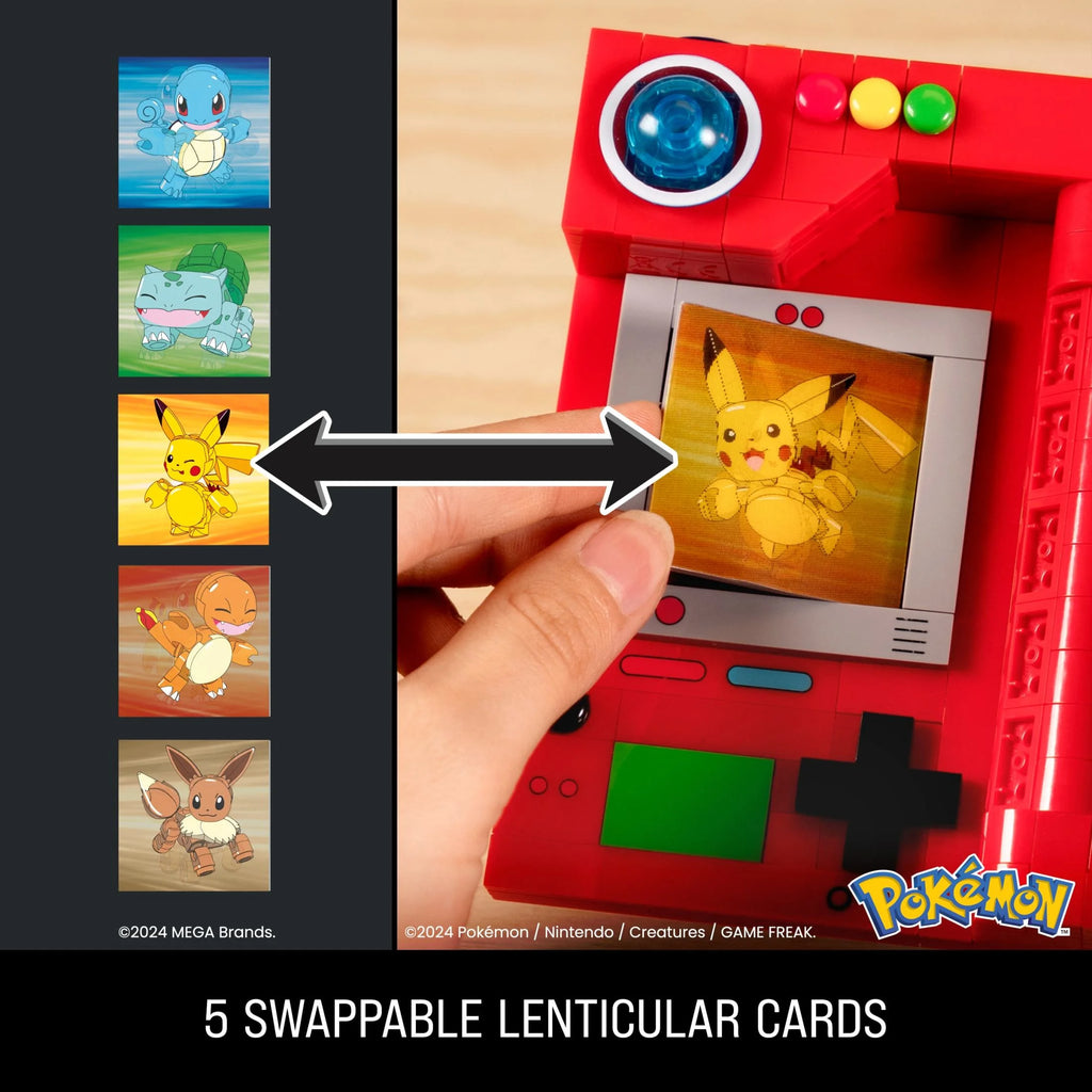 Kanto Region Pokédex Building Kit (322Pieces) for Collectors, Plastic