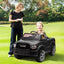 Dodge RAM 2500 Ride on Car for Kids, 12V Powered Ride on Toy with Remote Control, Rear Wheel Suspension, 5 Point Safety Harness, Bluetooth, LED Lights, Electric Vehicles for 3-6 Year Boys, Black