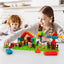 Picassotiles 100PCS Hedgehog 3D Building Block Tiles, STEM Farm Theme Educational Toy Set, Learning Playset for Preschool Kids, Brain Development & Creativity
