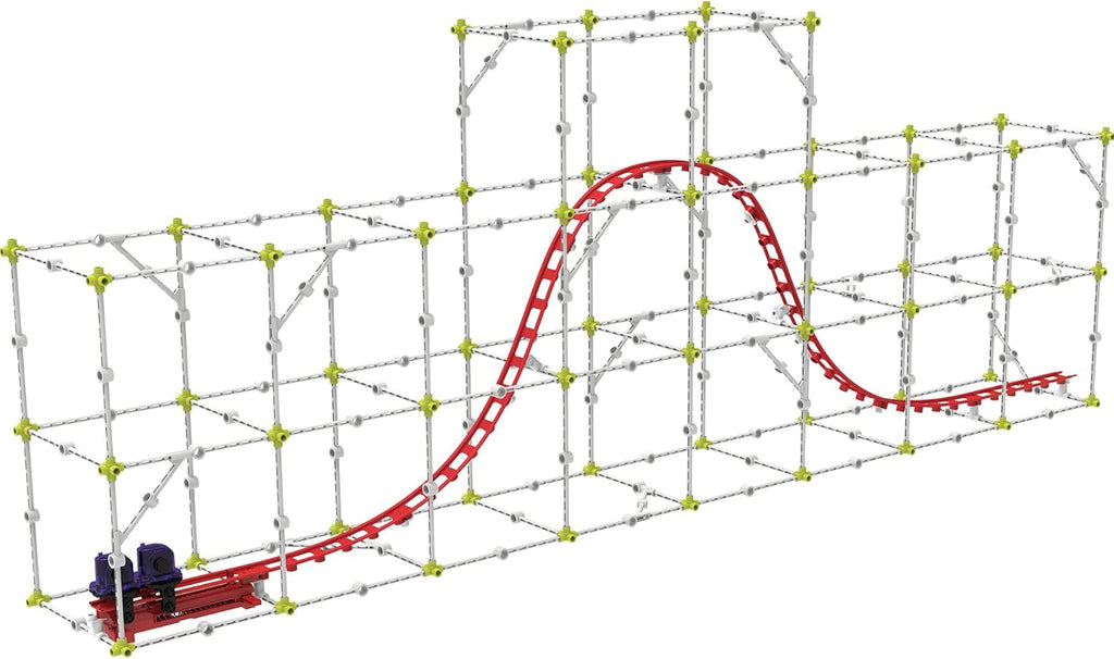 Roller Coaster Engineering STEM Kit | Design, Build, Experiment W/ Working Roller Coaster Models | Explore Physics, Forces, Motion, Energy, Velocity & More | Solve Building Challenges