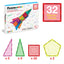 Picassotiles Rocket Booster Magnetic Tiles Set – Building Blocks STEM Construction Toy for Kids