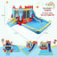 146''X 132'' X 82'' Inflatable Bounce Houses for Kids 3-10 with Blower Double Slide Climbing Wall and Ball Pit/Large Pool Outdoor/Indoor Bouncy House, PVC, Child, Teen, Toddler